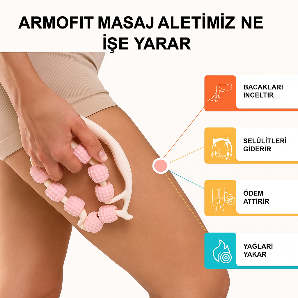 Bacak İnceltme Selülit Giderme, Ödem Atma, Sıkılaştırma Masaj Aleti