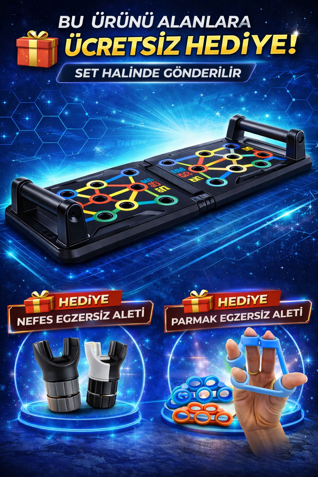 ArmoFit™ Şınav Tahtası TAM 2 TANE EKSTRA HEDİYELİ